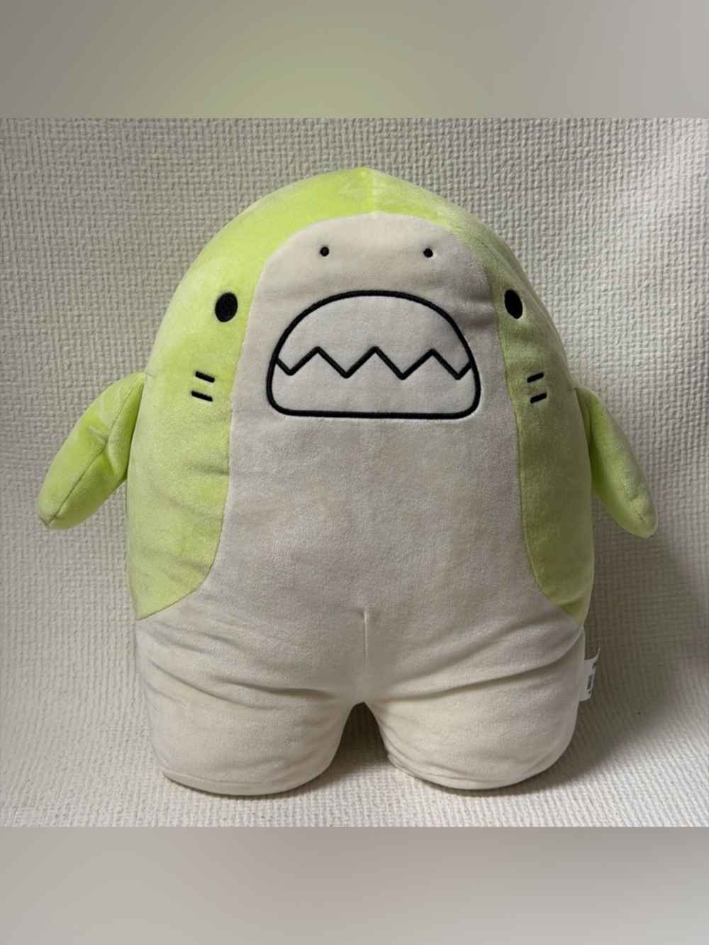 14” Samezu Plush Green Pastel Mochi Jaggy Shark Plush